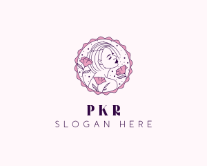 Beauty Floral Model logo design