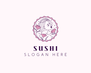 Beauty Floral Model logo design