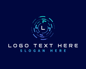 Networking - Digital Cyber Technology logo design
