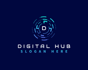 Digital Cyber Technology logo design