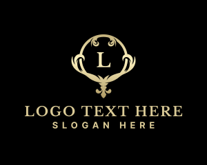 Elegant - Royal Ornate Crest logo design