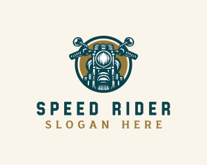 Motorcycle Rider Racing logo design