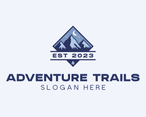 Mountain Outdoor Adventure logo design