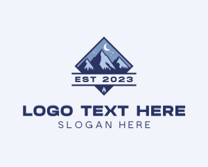 Mountain Outdoor Adventure Logo