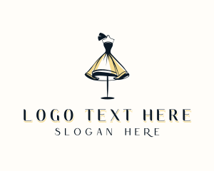 Stylist - Gown Seamstress Dressmaker logo design