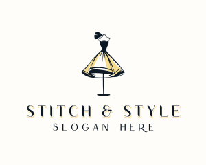 Gown Seamstress Dressmaker logo design