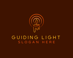 Candle Light Wax logo design