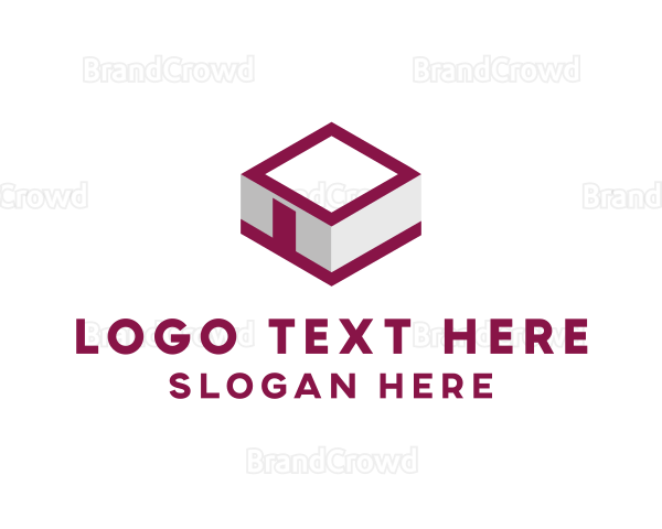 Isometric Cube Room Logo