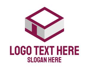 Isometric Cube Room Logo