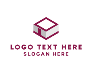 Isometric Cube Room Logo