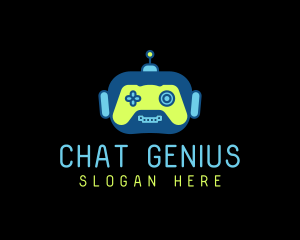 Chatbot - Robot Console Controller logo design