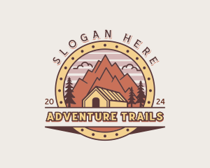 Cabin Mountain Travel logo design