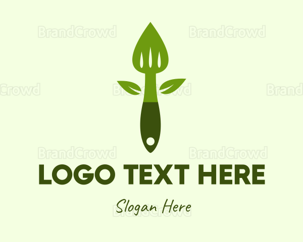 Healthy Salad Spatula Logo