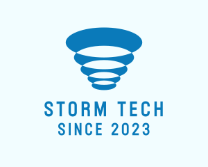 Weather Tornado Storm  logo design