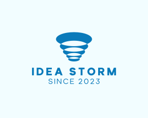 Weather Tornado Storm  logo design