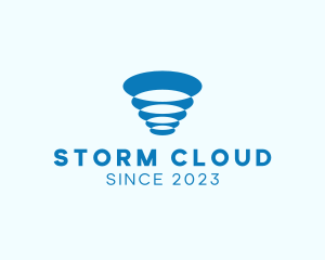 Weather Tornado Storm  logo design