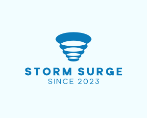 Weather Tornado Storm  logo design