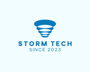 Weather Tornado Storm  logo design