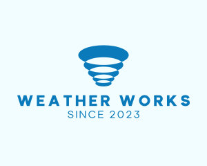 Weather Tornado Storm  logo design