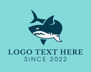Sea Creature - Shark Surf Shop logo design