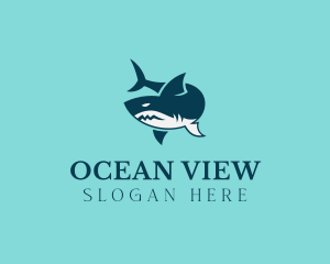 Ocean Shark Surf logo design