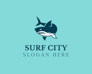 Ocean Shark Surf logo design