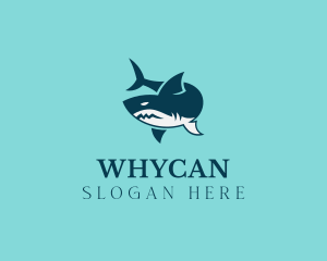 Swimming - Ocean Shark Surf logo design