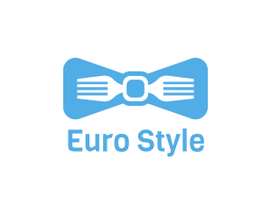 Fork Bow Tie logo design