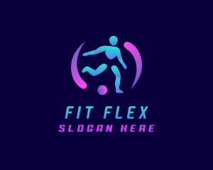 Fitness - Athlete Football Soccer logo design