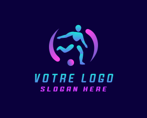 League - Athlete Football Soccer logo design