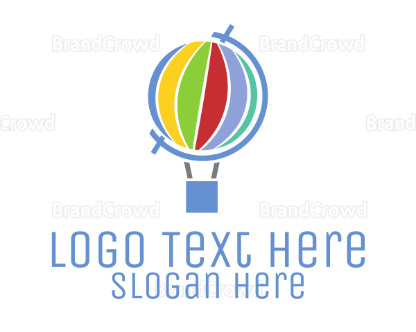 Global Hot Air Balloon Logo