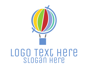 Outdoor - Global Hot Air Balloon logo design