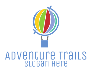 Global Hot Air Balloon logo design