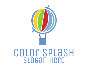 Global Hot Air Balloon logo design