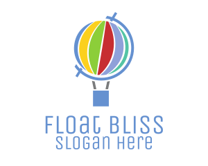 Global Hot Air Balloon logo design