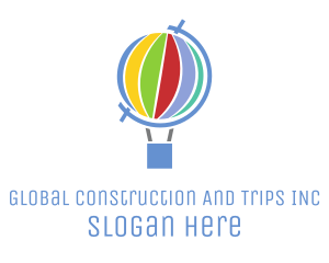 Global Hot Air Balloon logo design