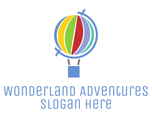 Global Hot Air Balloon logo design