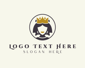 Queen - Royal Queen Crown logo design