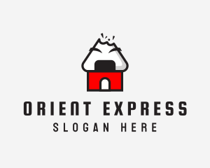 Onigiri House Bite logo design