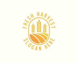Produce - Agriculture Wheat Crop logo design