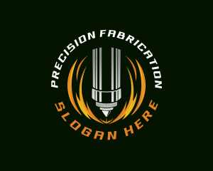 Fabrication - Laser Cutting Fabrication, logo design