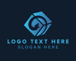 Freight - Logistics Arrow Box logo design