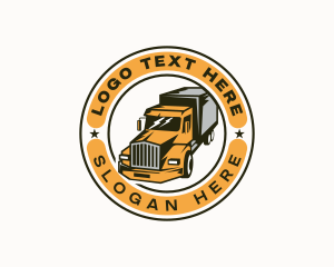 Transport Truck Vehicle Logo