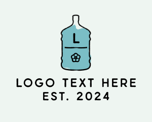 Laundry - Rustic Water Bottle logo design