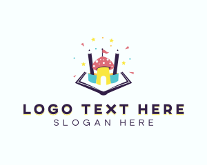 Toddler - Educational Kindergarten Castle logo design