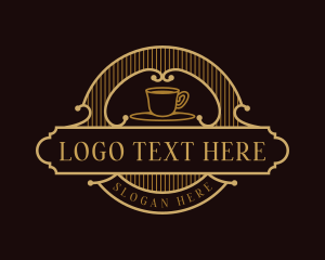 Gourmet - Coffee Cup Cafe logo design