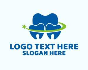 Teeth - Shooting Star Teeth logo design