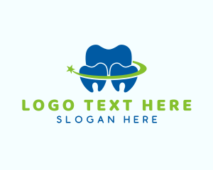 Teeth - Shooting Star Teeth logo design