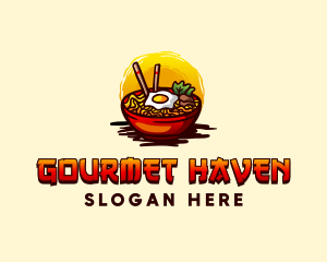 Japanese Ramen Cuisine logo design