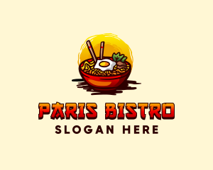 Japanese Ramen Cuisine logo design